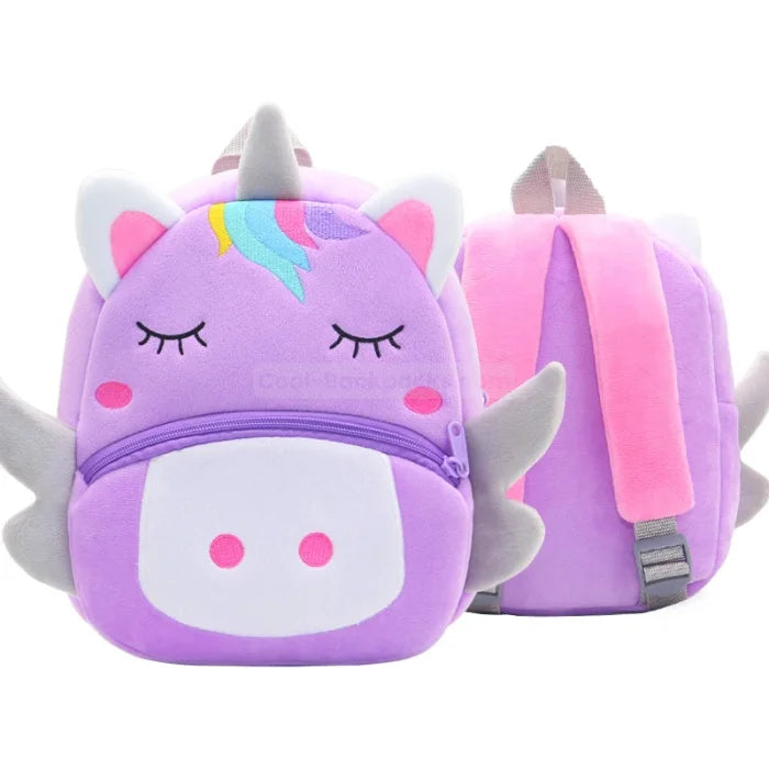 Horse Toddler Backpack - Purple