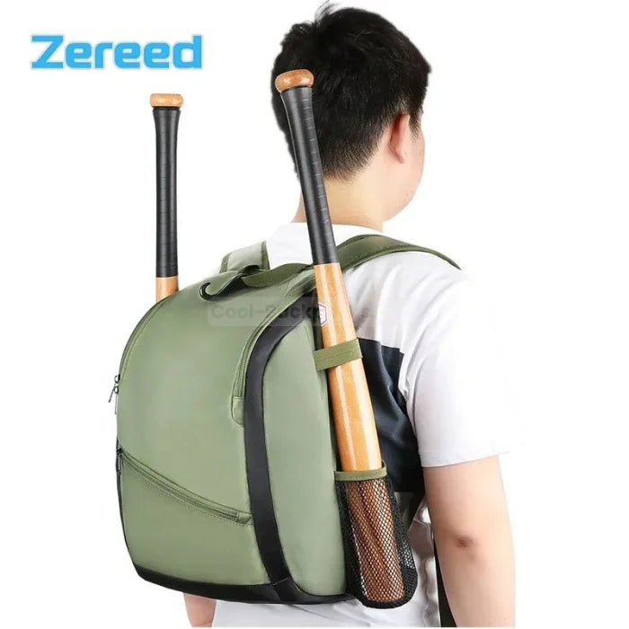 Kids Baseball Backpack - army green