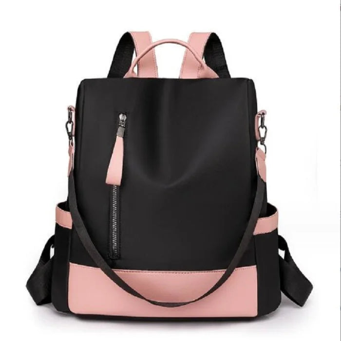 Korean Anti Theft Backpack - Black / L32CMXH33CM