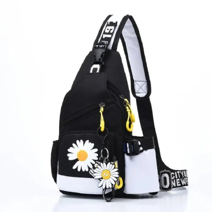 Ladies Sling Backpack - White