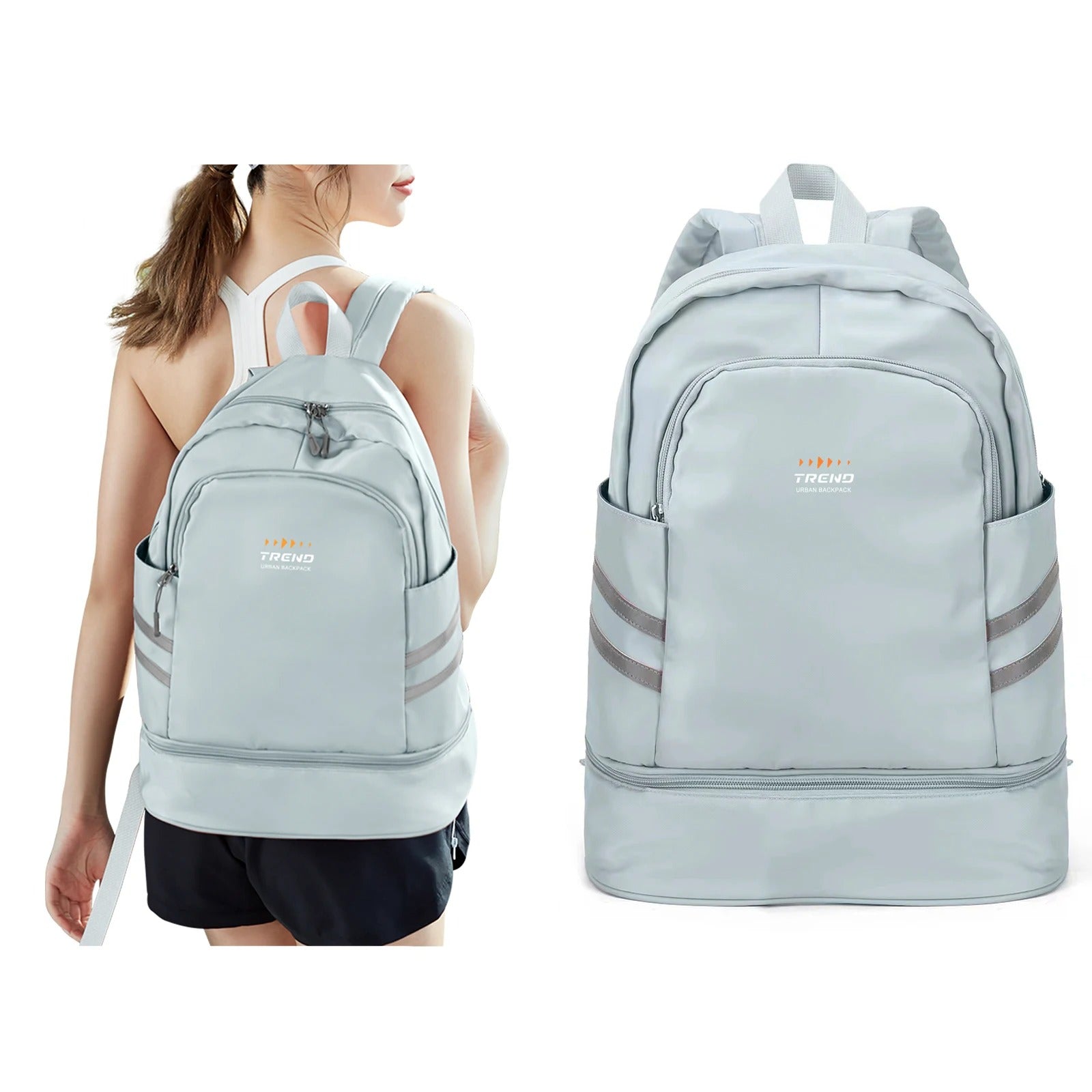 Lightweight Gym Backpack - Light Blue / Small
