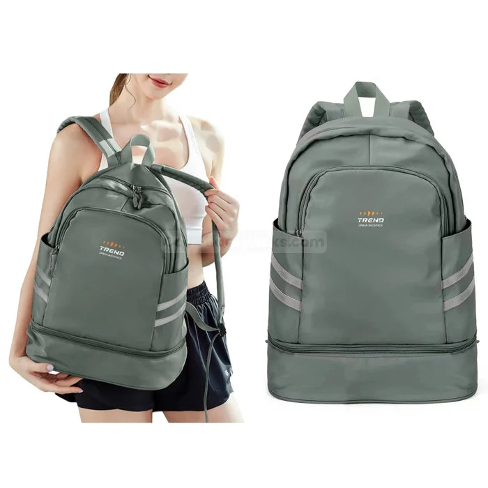 Lightweight Gym Backpack - Army Green / Small