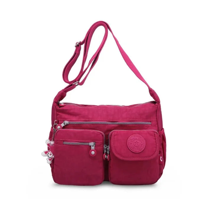 Lightweight Messenger Bag - wine - red