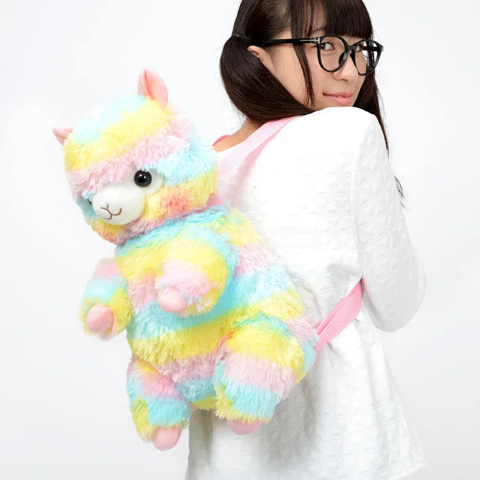 Llama Plush Backpack