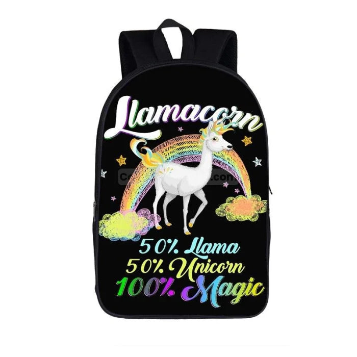 Llama Unicorn Backpack - 16llama14