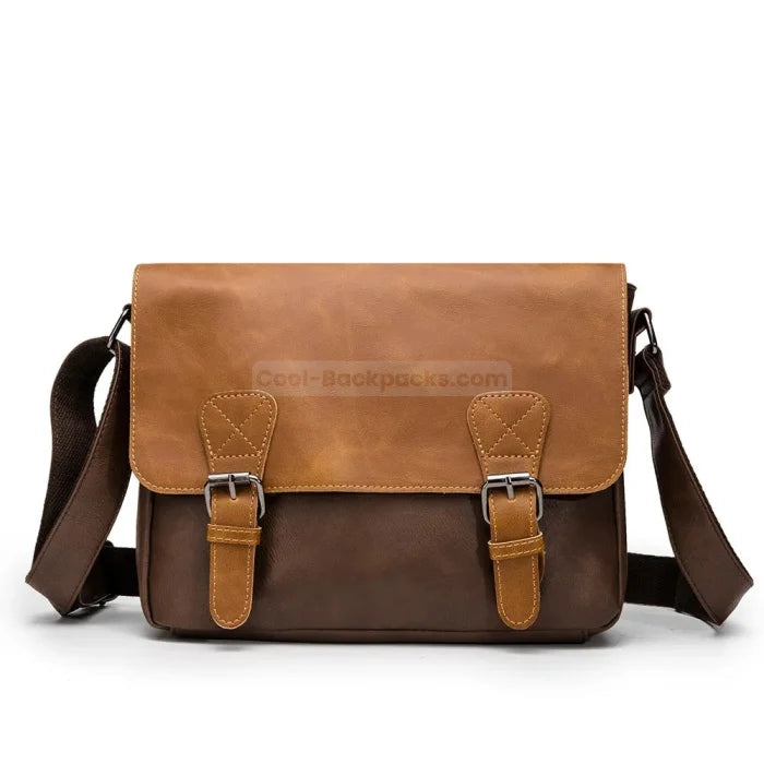 Men’s Designer Messenger Bag - Khaki