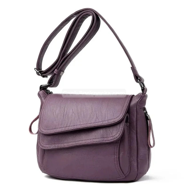 Messenger Bag Purse - Purple