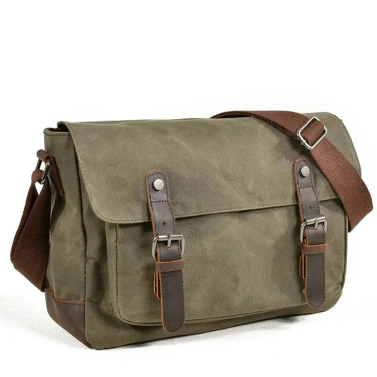 Military Canvas Messenger Bag