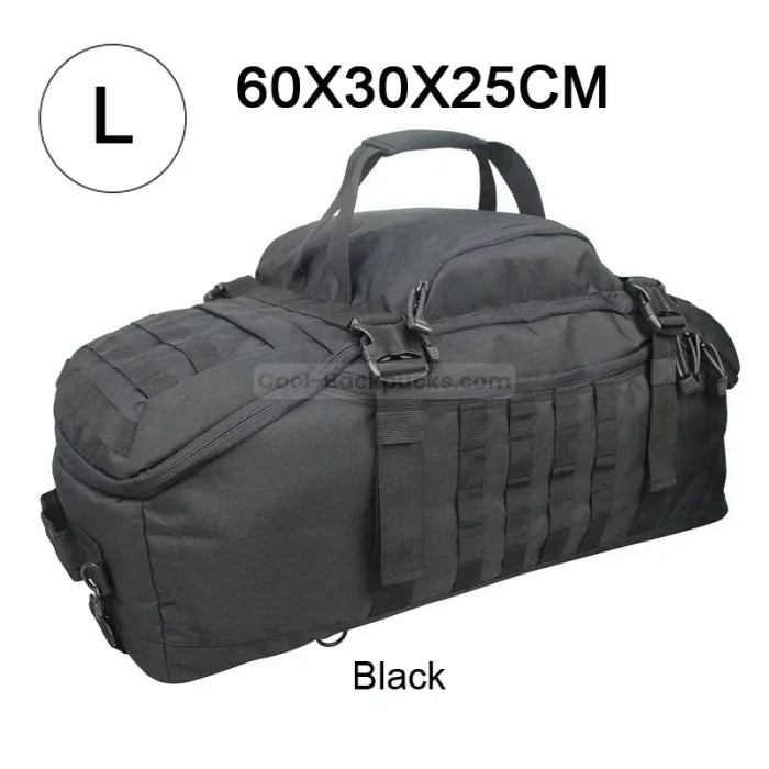 Military Duffel Bag - Black