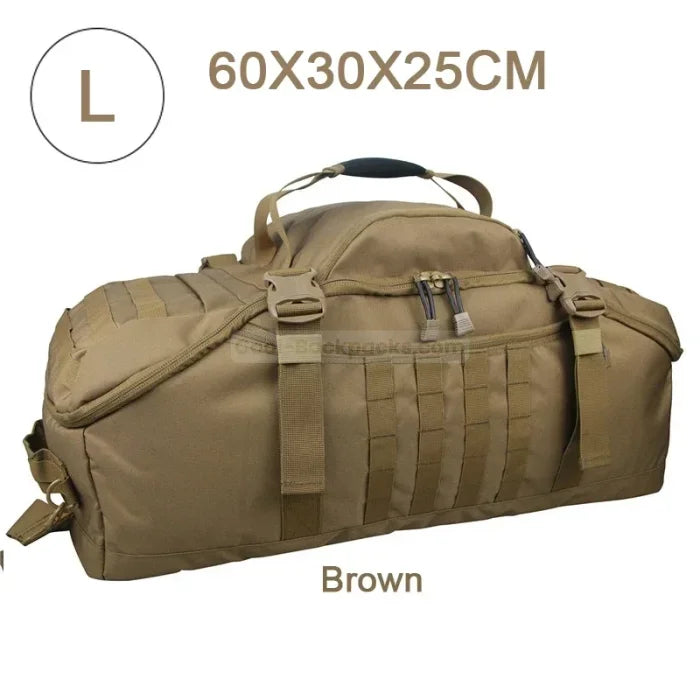 Military Duffel Bag - Brown