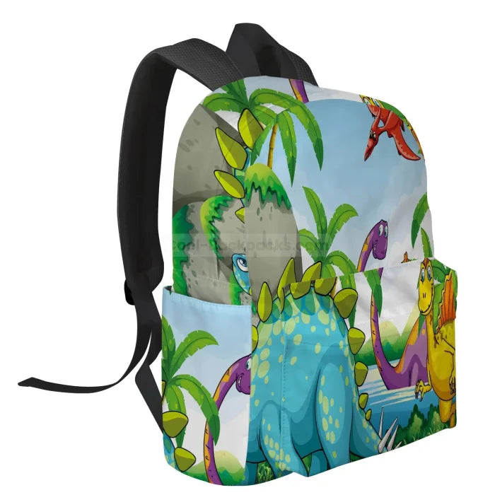 Monogram Dinosaur Backpack - 40x30x17CM