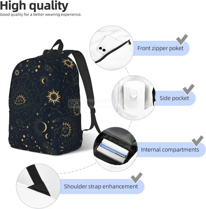 Moon and Stars Backpack