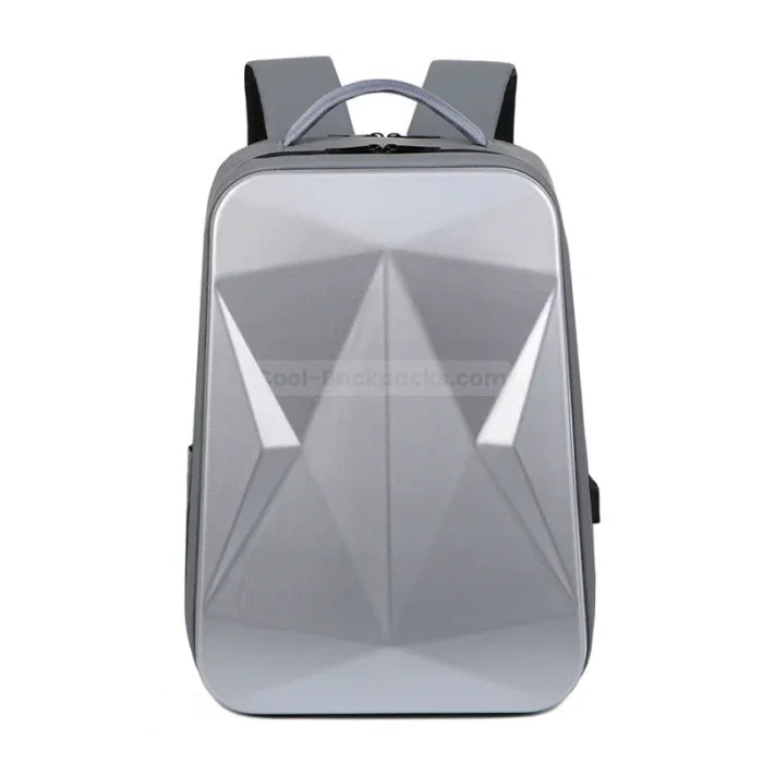 Motorcycle Laptop Backpack - Gray