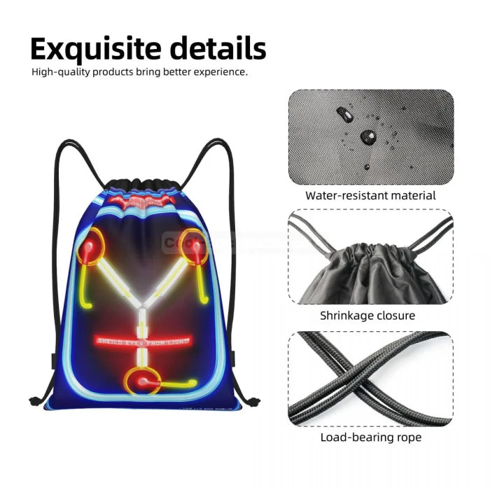 Neon Drawstring Backpack