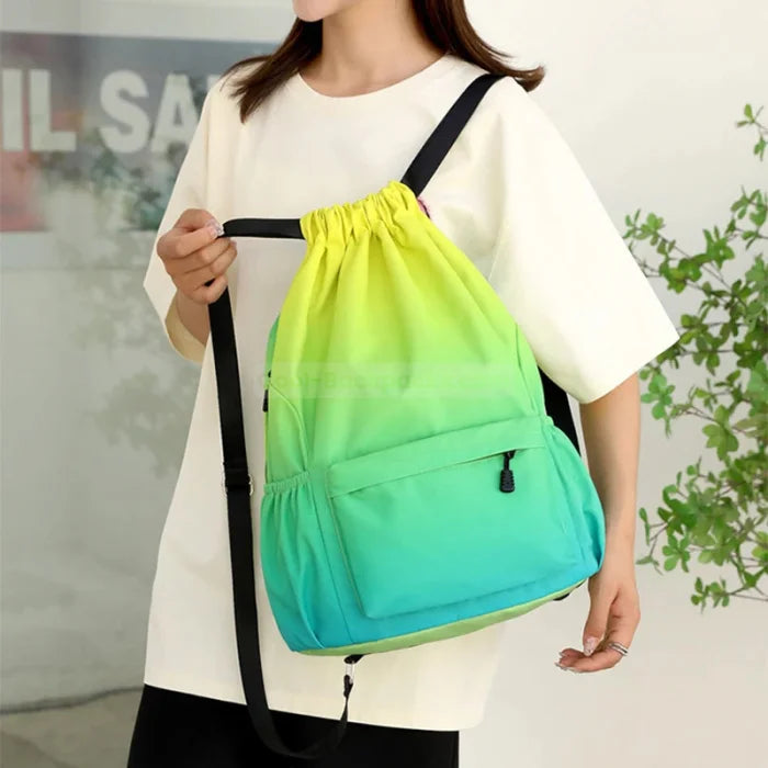 Neon Green Backpack