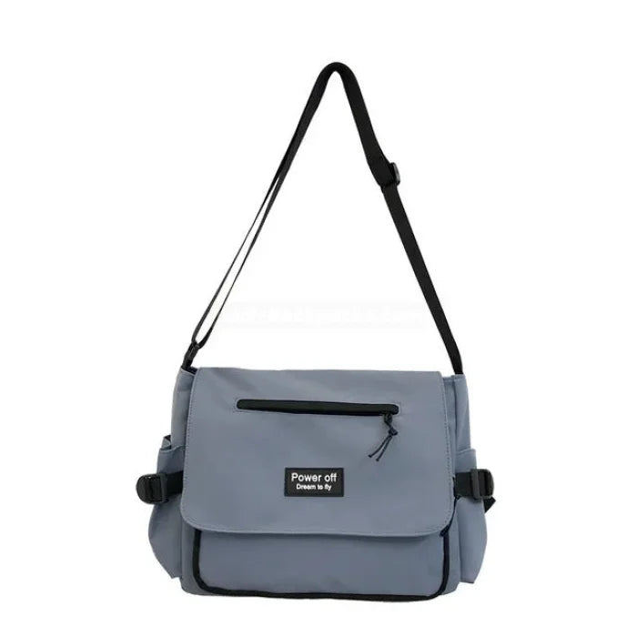 Nerdy Messenger Bag - Blue