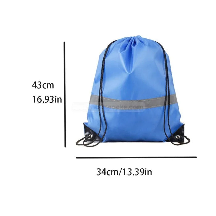 Nylon Drawstring Backpack