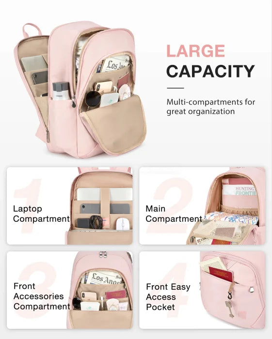 Pale Pink Backpack