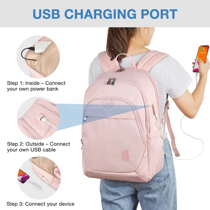 Pale Pink Backpack