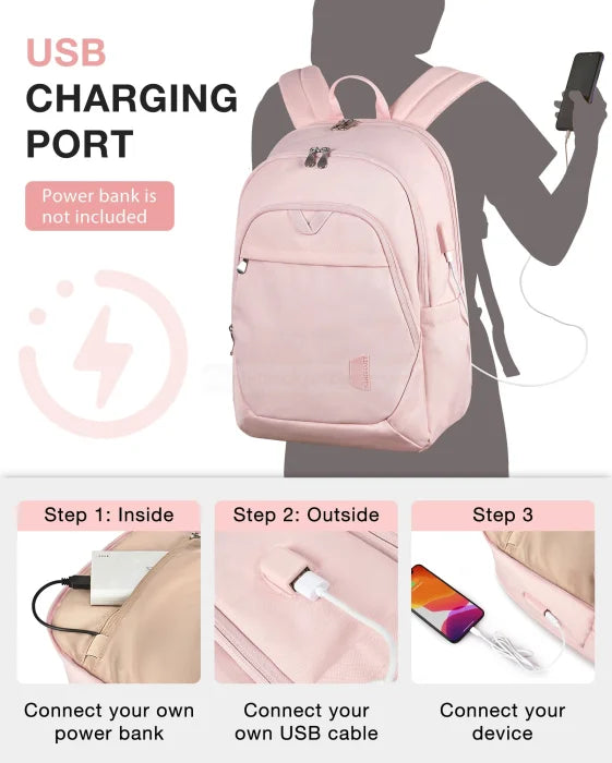 Pale Pink Backpack