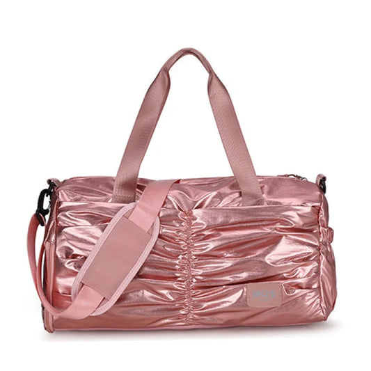 Pink Duffel Bag - pink