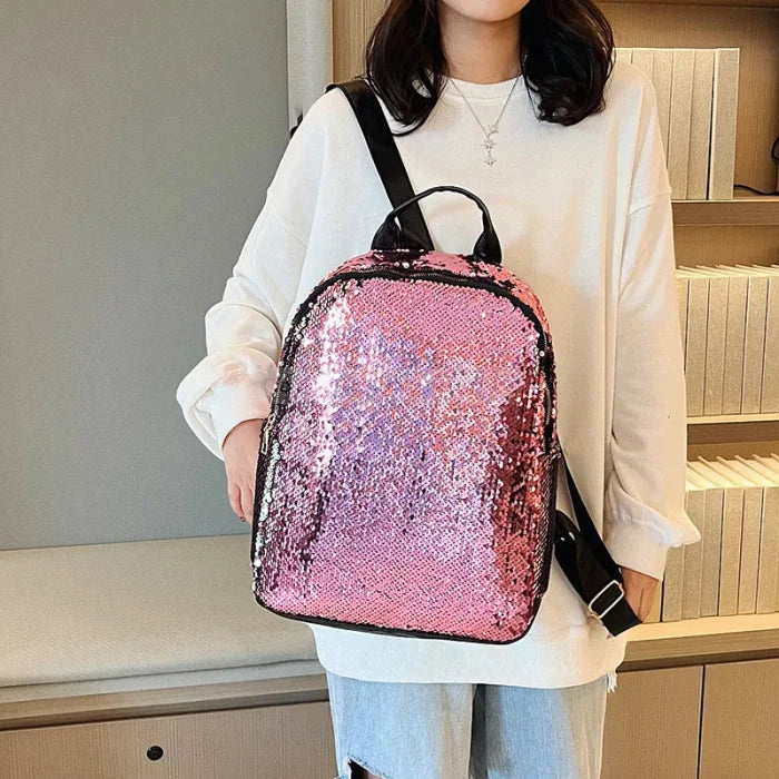 Pink Glitter Backpack