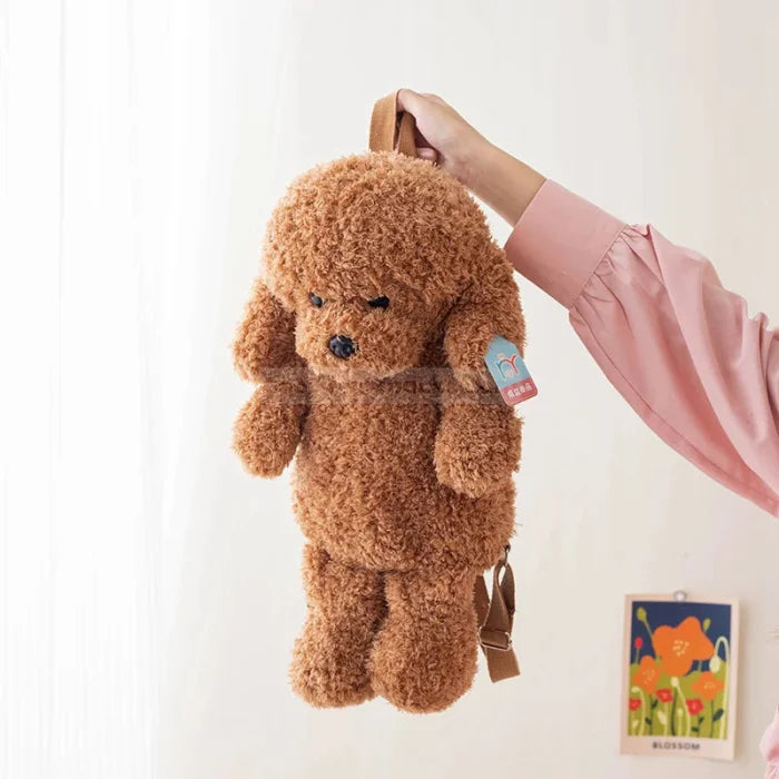 Plush Puppy Backpack