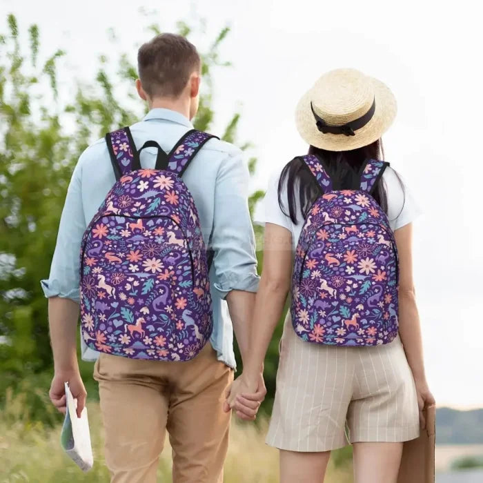 Purple Dinosaur Backpack