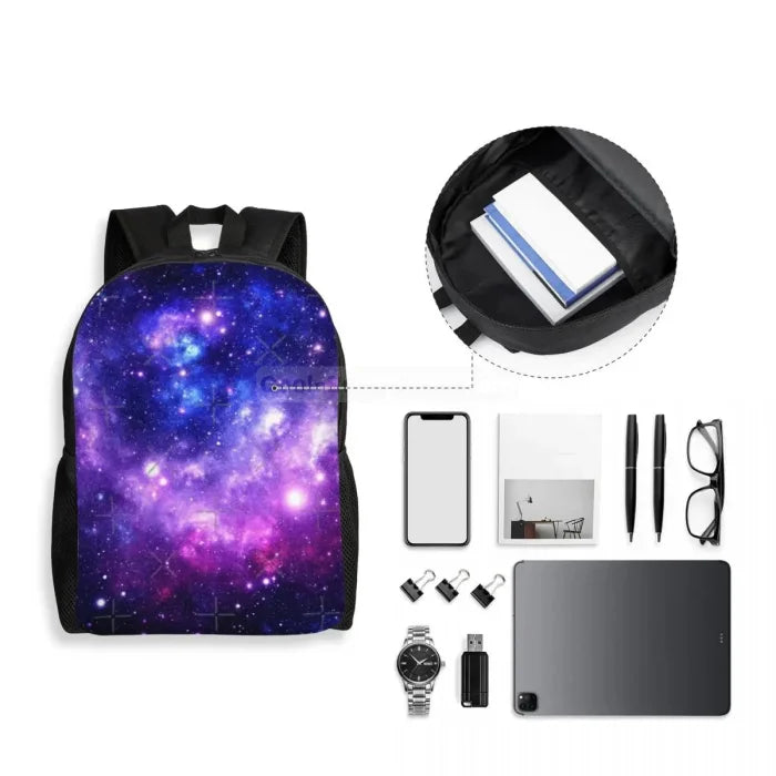 Purple Galaxy Backpack