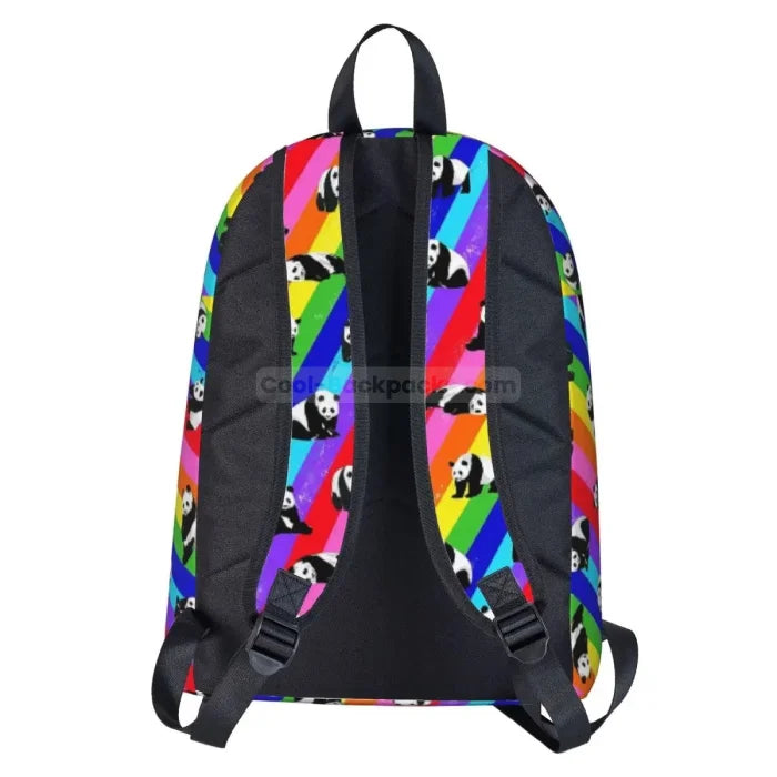 Rainbow Panda Backpack