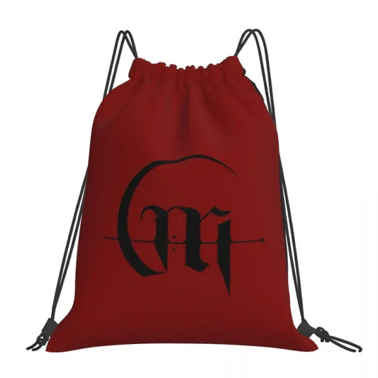 Red Drawstring Backpack