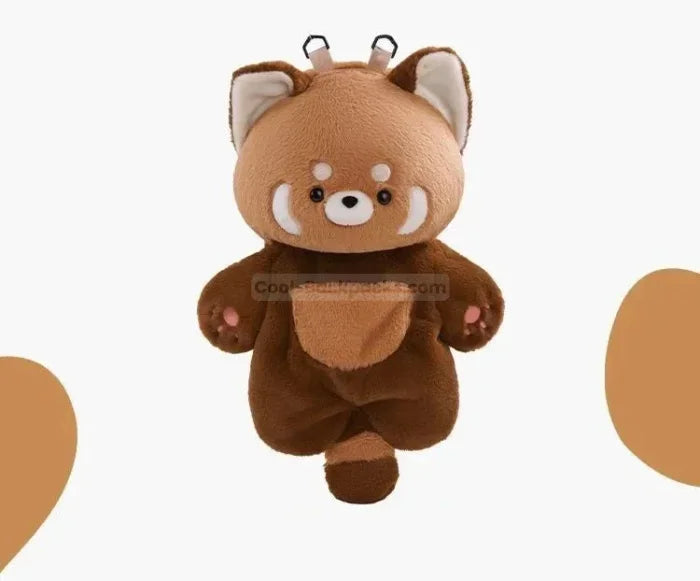 Red Panda Plush Backpack