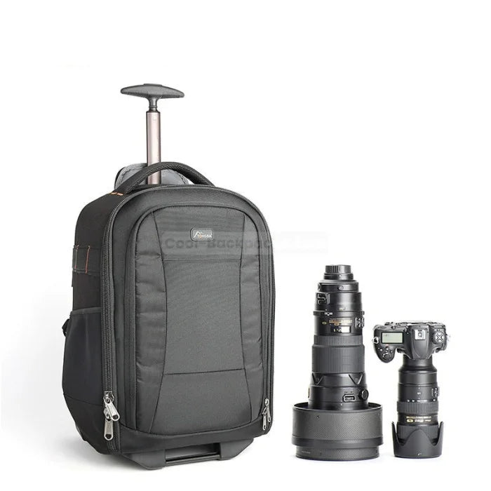 Rolling Camera Backpack - Black