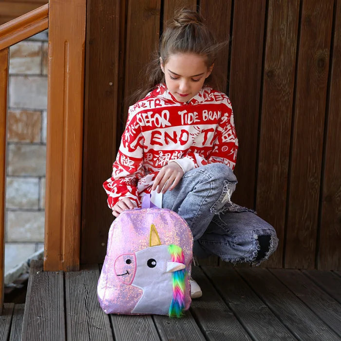 Sequin Backpack Unicorn