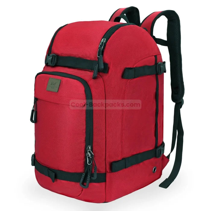 Ski Strap Backpack - Red