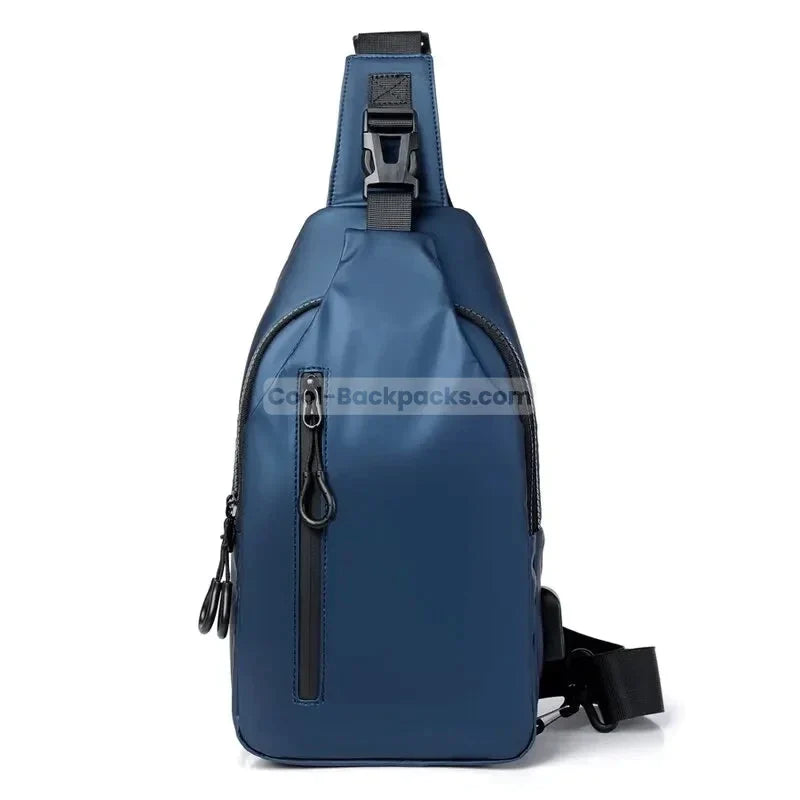 Sling Backpack Purse - Blue