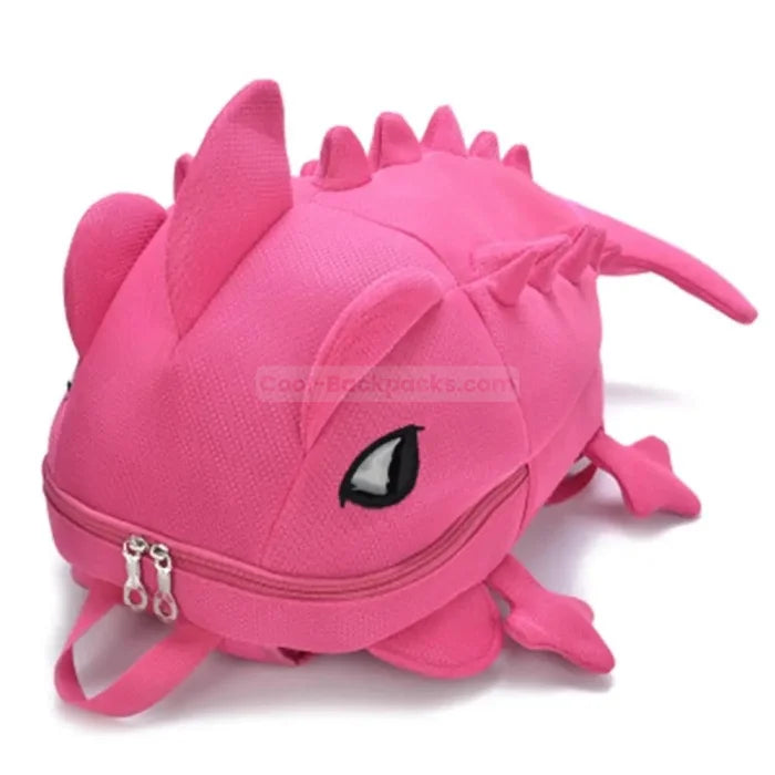 Spiky Dinosaur Backpack - small size Pink