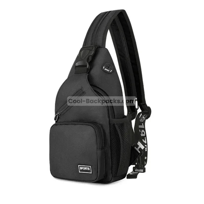 Sport Messenger Bag - Black