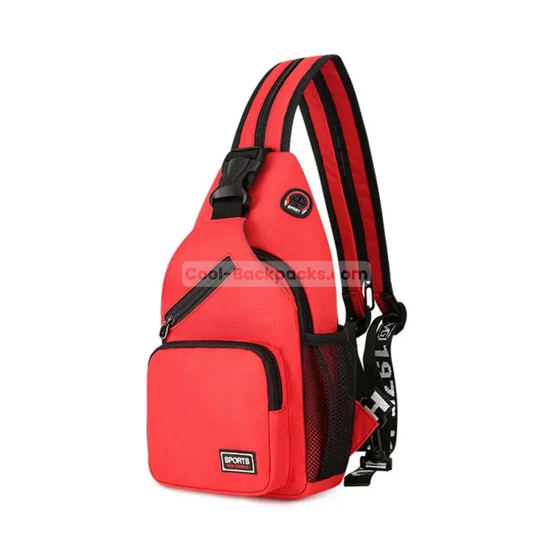 Sport Messenger Bag - Red