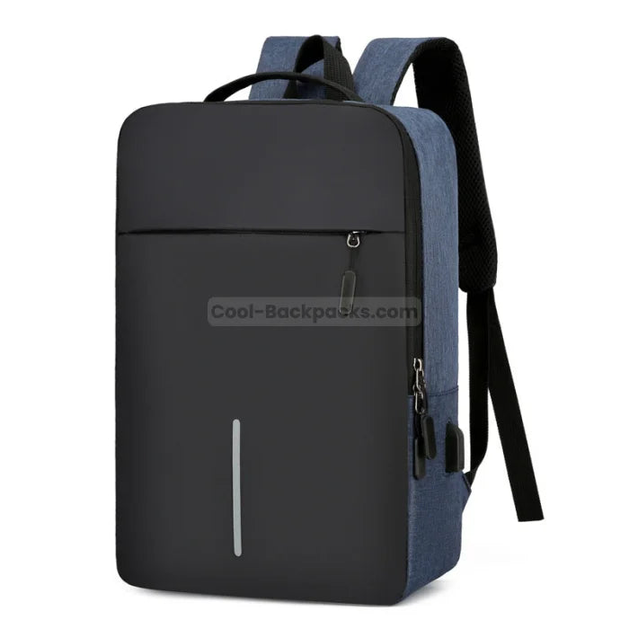 Stylish Work Backpack - Blue