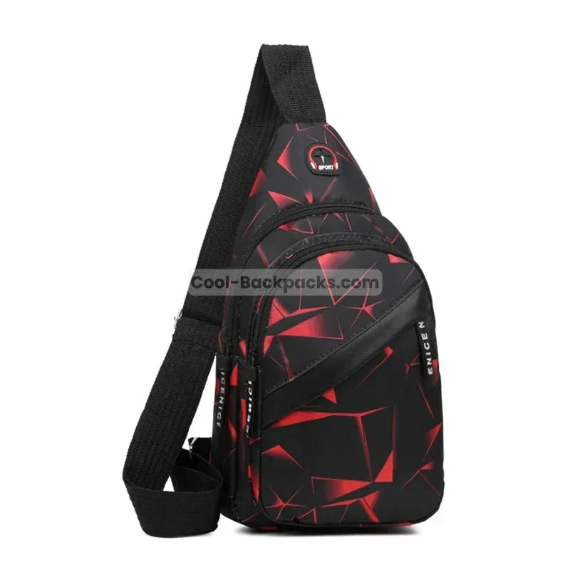 Tech Sling Backpack - Red