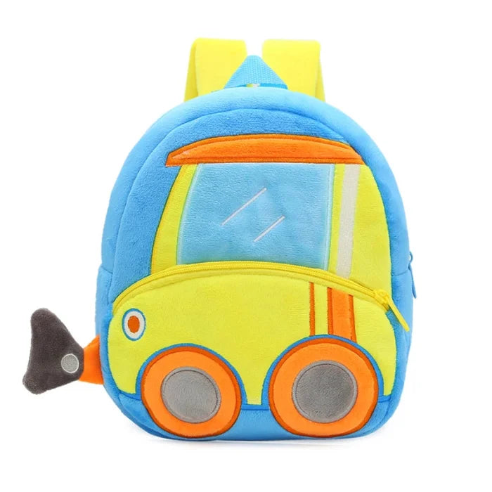 Toddler School Backpack - Bulldozer