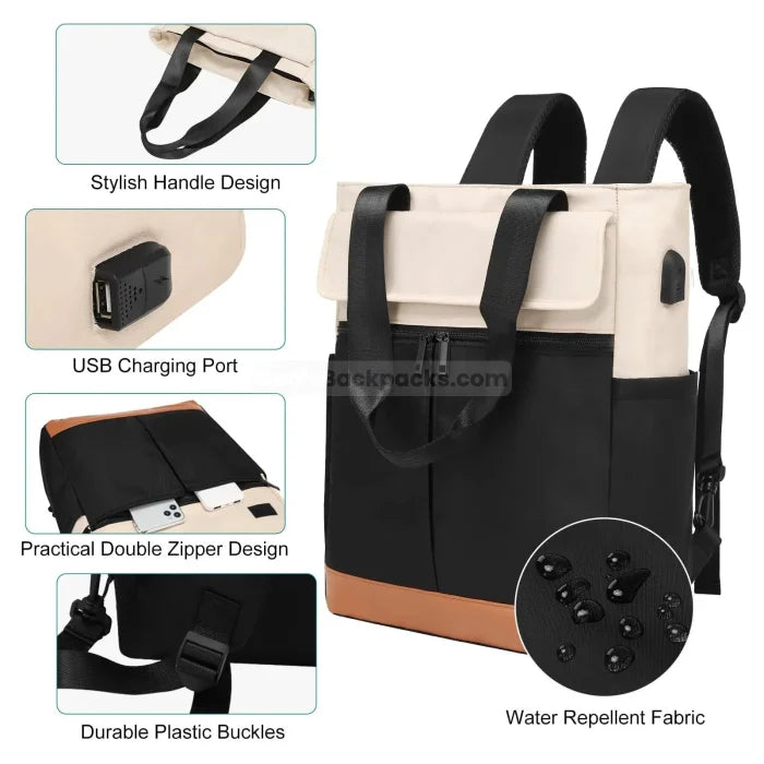 Tote Laptop Backpack