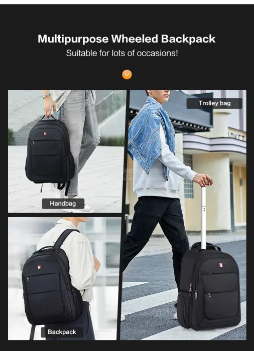 Travel Backpack with Wheels