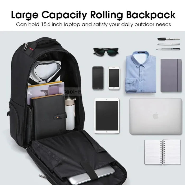 Travel Backpack with Wheels