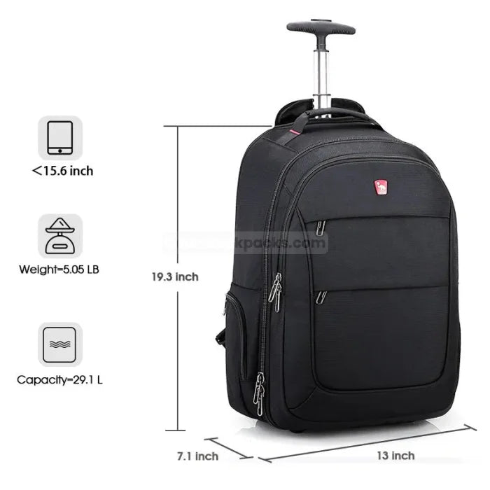 Travel Backpack with Wheels