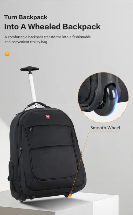 Travel Backpack with Wheels