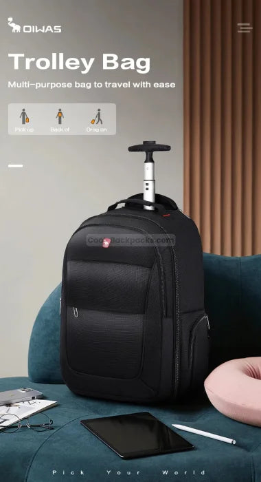 Travel Backpack with Wheels