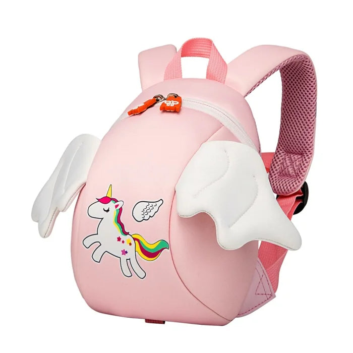 Unicorn Backpack With Wings - Pink