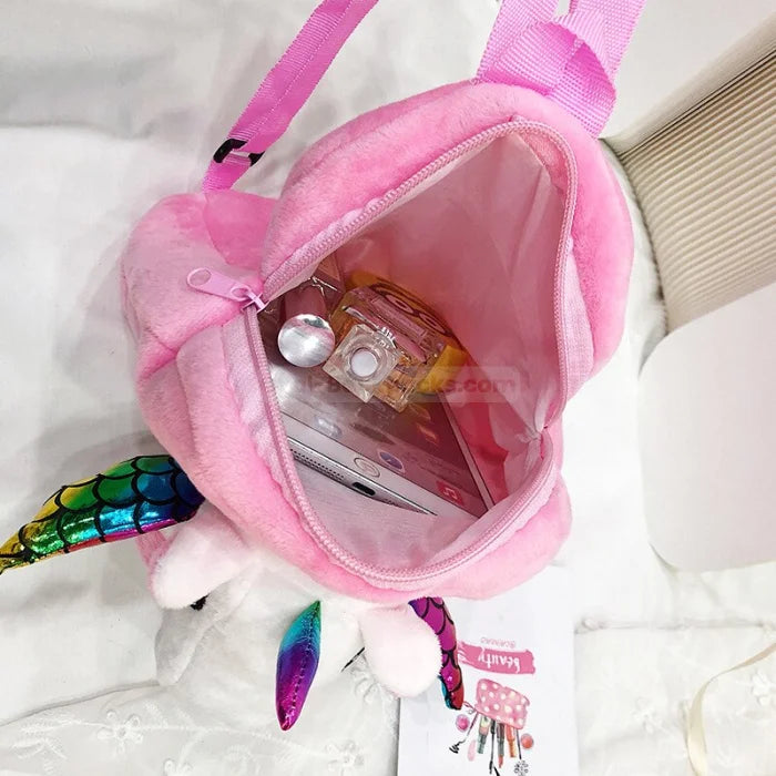 Unicorn Plush Backpack